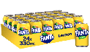 FANTA LEMON CANS CASE 24X330ML
