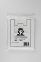 S2 CARRIER BAGS MEDIUM WHITE HT 2000S