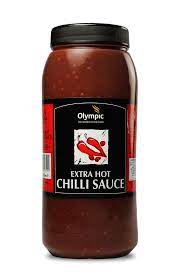 OLYMPIC EX-HOT CHILLI SAUCE 2.27 LTR JAR