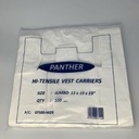 WHITE PANTHER CARRIER BAGS JUMBO   12x18x24 (1000)