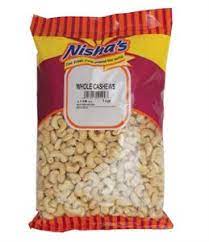 [CASWN1] CASHEW NUTS WHOLE 1KG (NISHA)