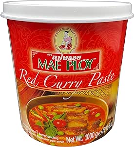 [MAEPR] MAE PLOY RED CURRY PASTE 6X400G CASE
