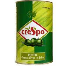 [OLIVEG4.3] PITTED GREEN OLIVES  WHOLE 4.3KG TIN