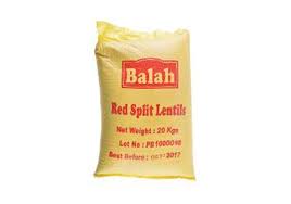 [DALRL25] RED LENTILS BALAH 20KG