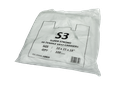 [CARRS3] S3 10x15X18" BOX CARRIER BAGS MED WHITE (1000)
