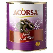[OLIVEB] SLICED BLACK OLIVES TIN 3KG