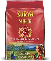[RICESXL20] SURYA 1121 XL BASMATI RICE 20KG
