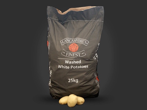 [POTAWA25] WASHED POTATO 25KG BAG 
